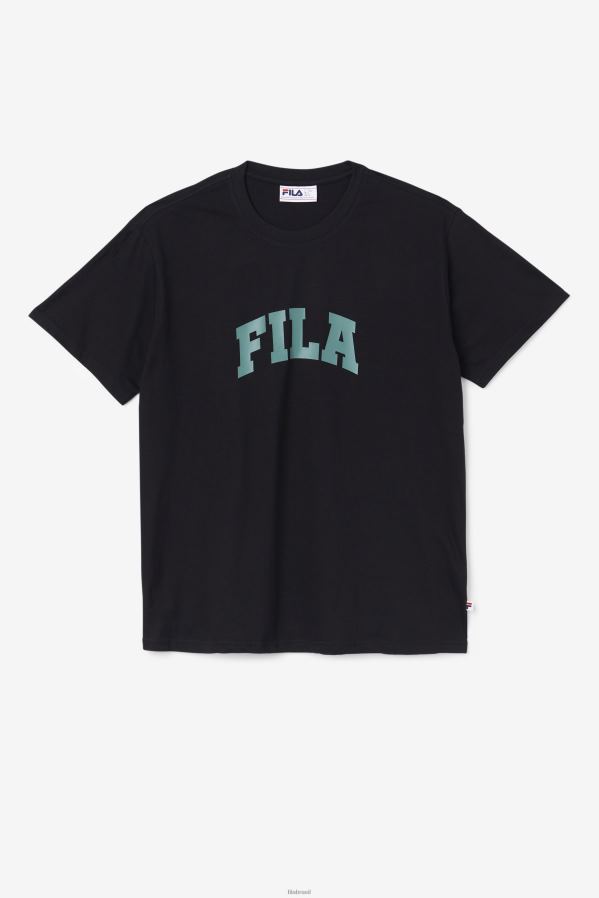abeto preto/azul FILA cody camiseta fila preta/azul spruce HXJFD293