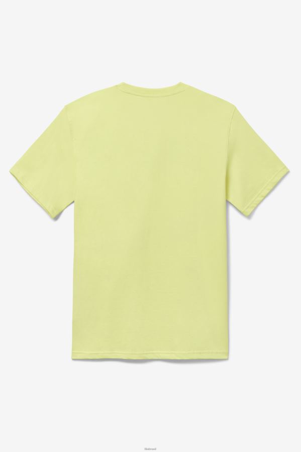 amarelo limão claro FILA camiseta águia masculina fila amarelo pálido HXJFD287