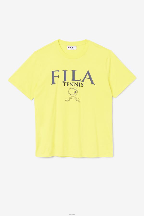 amarelo/marinho FILA saran tee fila amarelo/marinho HXJFD344