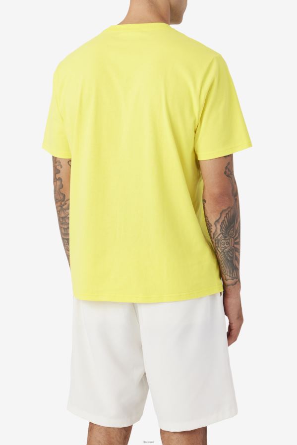 amarelo/marinho FILA saran tee fila amarelo/marinho HXJFD344