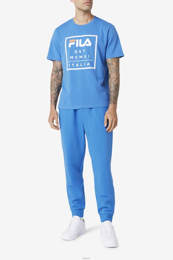 azul forte FILA camiseta fila tenez azul forte HXJFD393