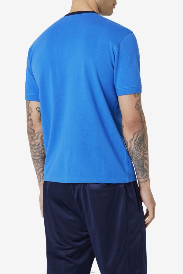 azul forte/marinho FILA ralph henley fila azul forte/marinho HXJFD377