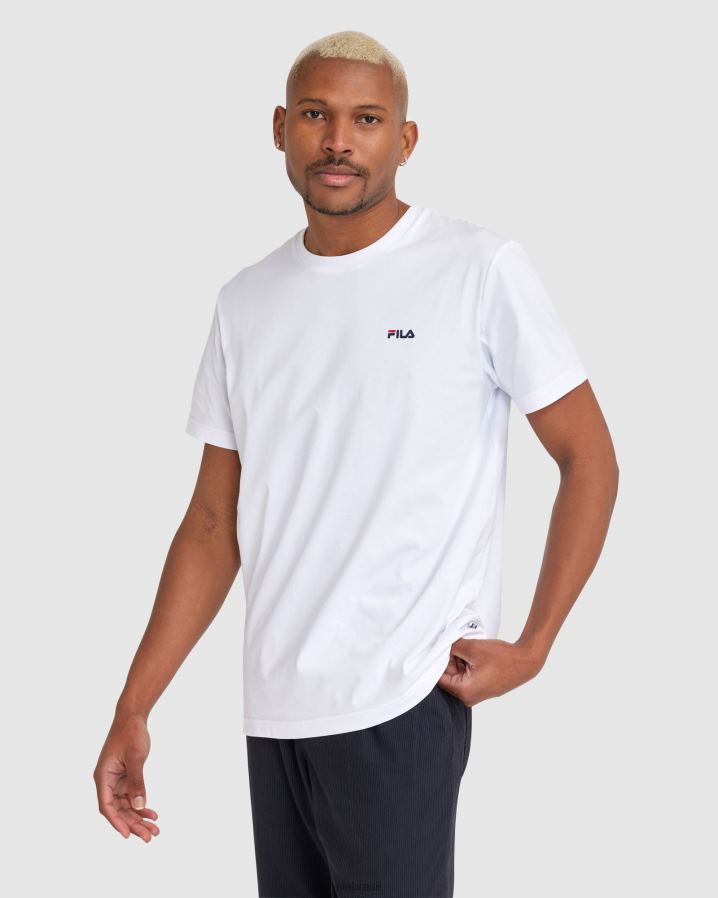 branco FILA camiseta clássica unissex fila 2 branca HXJFD2465