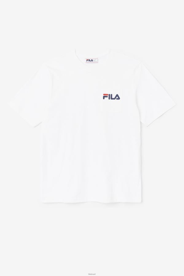 branco FILA camiseta curtis branca fila HXJFD396