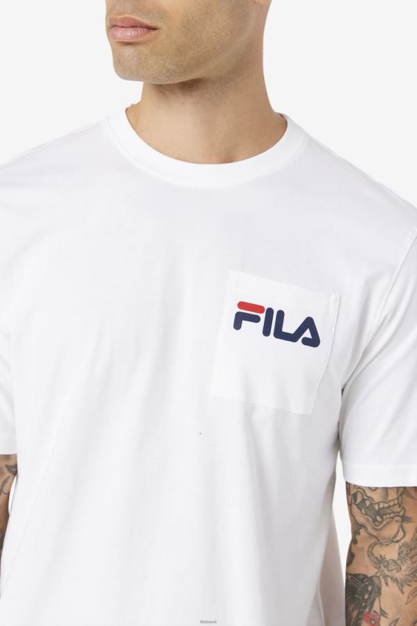 branco FILA camiseta curtis branca fila HXJFD396