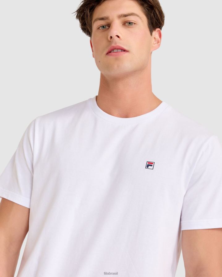 branco FILA camiseta fila aaron branca HXJFD2307