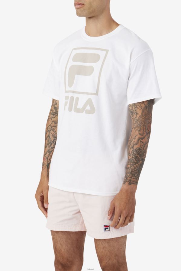 branco FILA camiseta fila branca HXJFD305