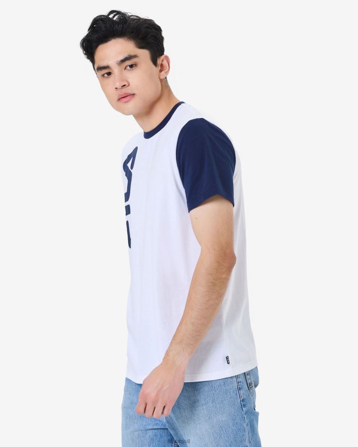branco FILA camiseta fila branca bjorn HXJFD2580