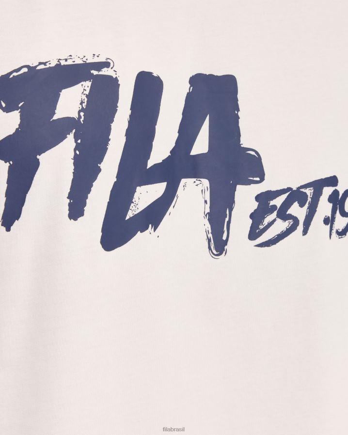 branco FILA camiseta fila branca lewis HXJFD2314
