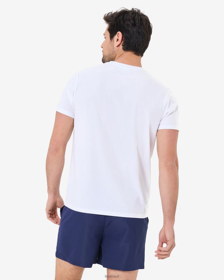 branco FILA camiseta fila branca reidy 2.0 HXJFD2568