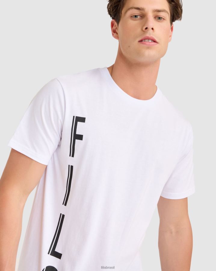 branco FILA camiseta fila markus branca HXJFD2311