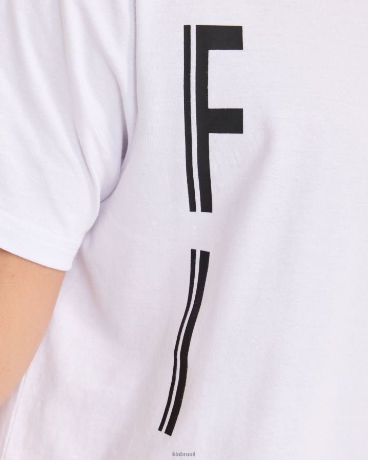 branco FILA camiseta fila markus branca HXJFD2311