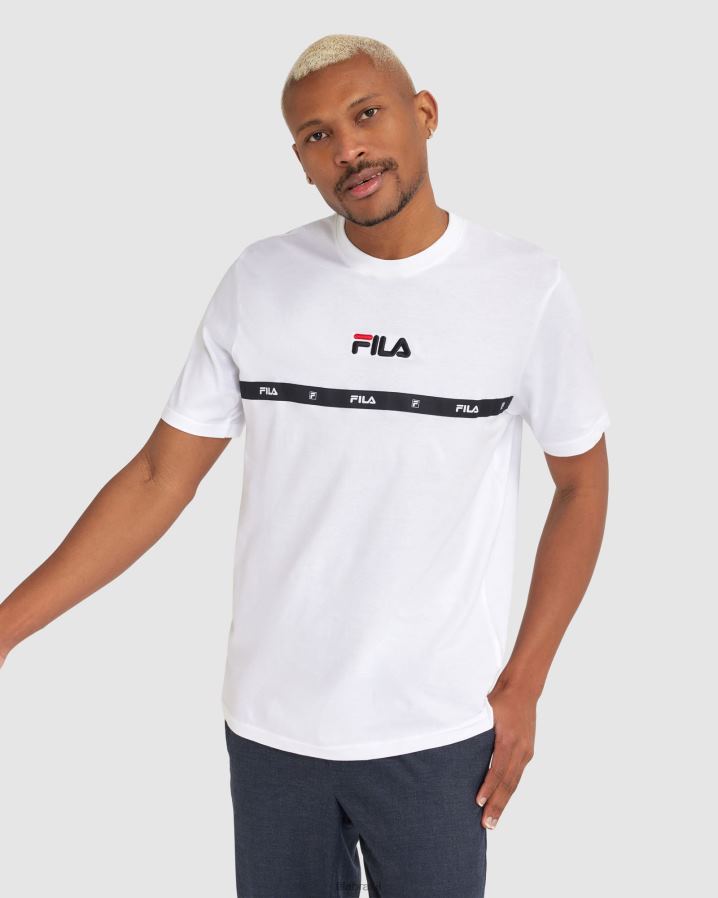 branco FILA camiseta fila masculina branca HXJFD2319