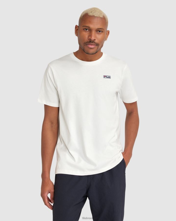 branco FILA camiseta fila masculina branca HXJFD2415