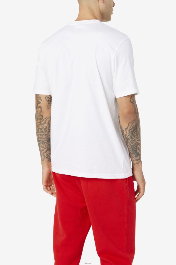 branco FILA camiseta fila masculina branca HXJFD280