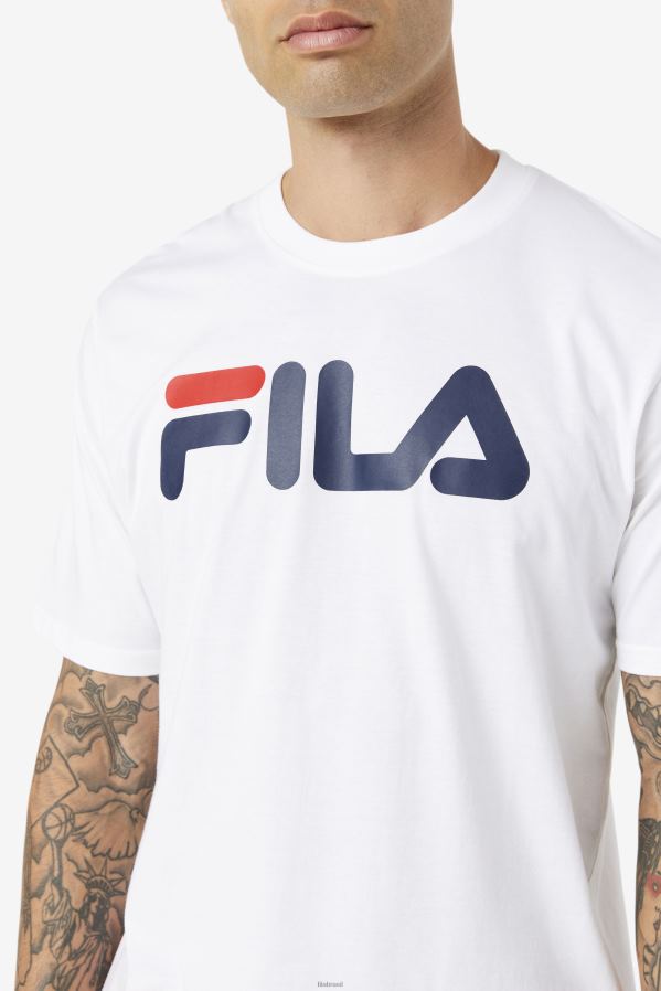 branco FILA camiseta fila masculina branca HXJFD280