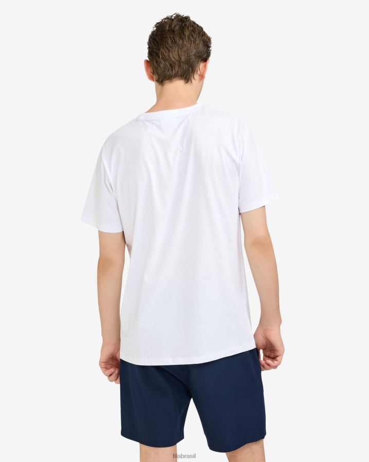 branco FILA camiseta fila roger branca HXJFD2528