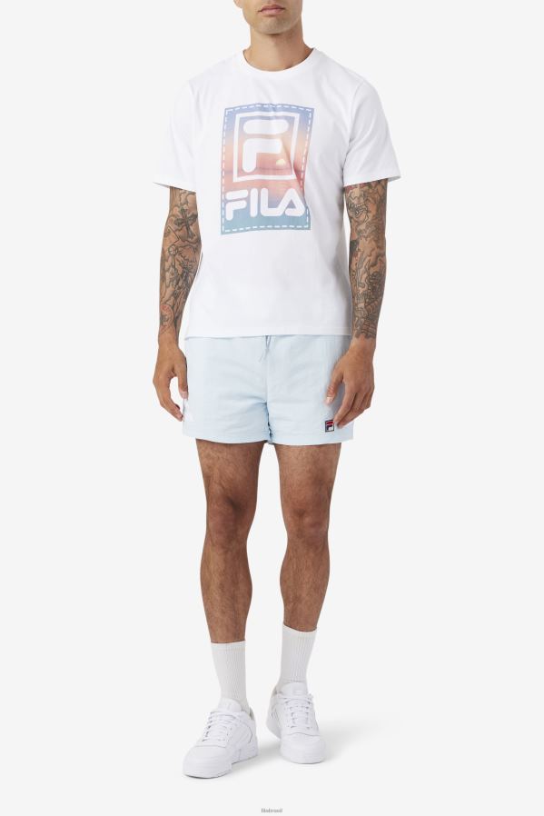 branco FILA camiseta fila spieten branca HXJFD357