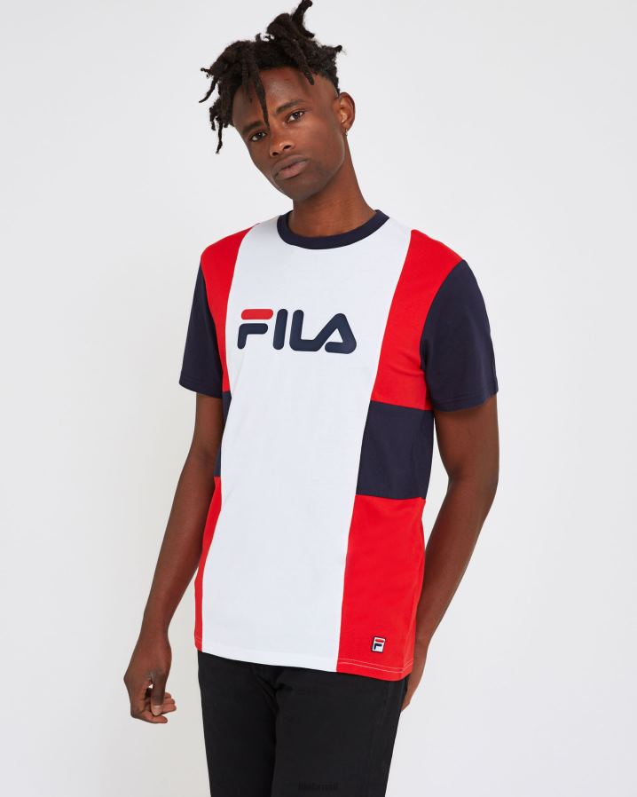 branco FILA camiseta fila unissex Trieste branca HXJFD2545