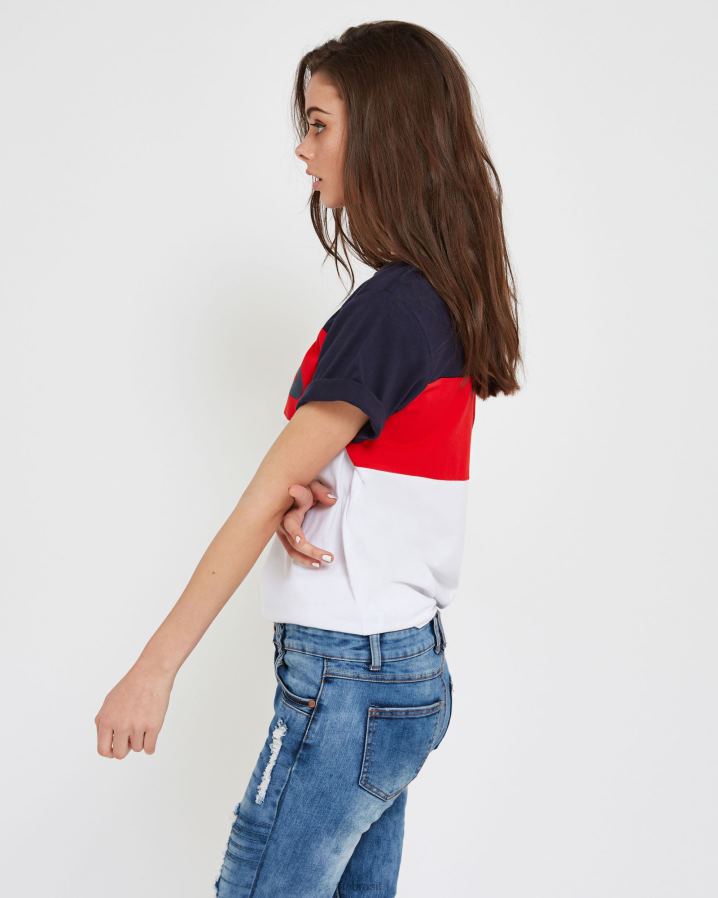 branco FILA camiseta fila unissex genoa branca HXJFD2539