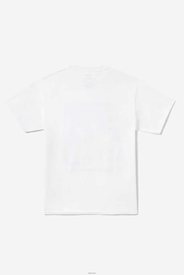 branco FILA camiseta fitness original fila branca HXJFD350