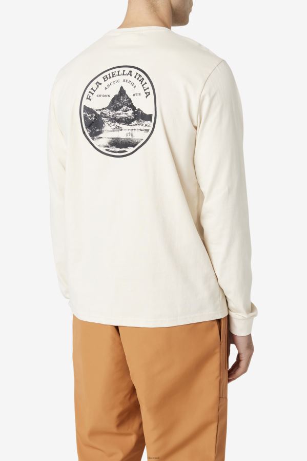 branco FILA camiseta manga longa rapel fila branca HXJFD248