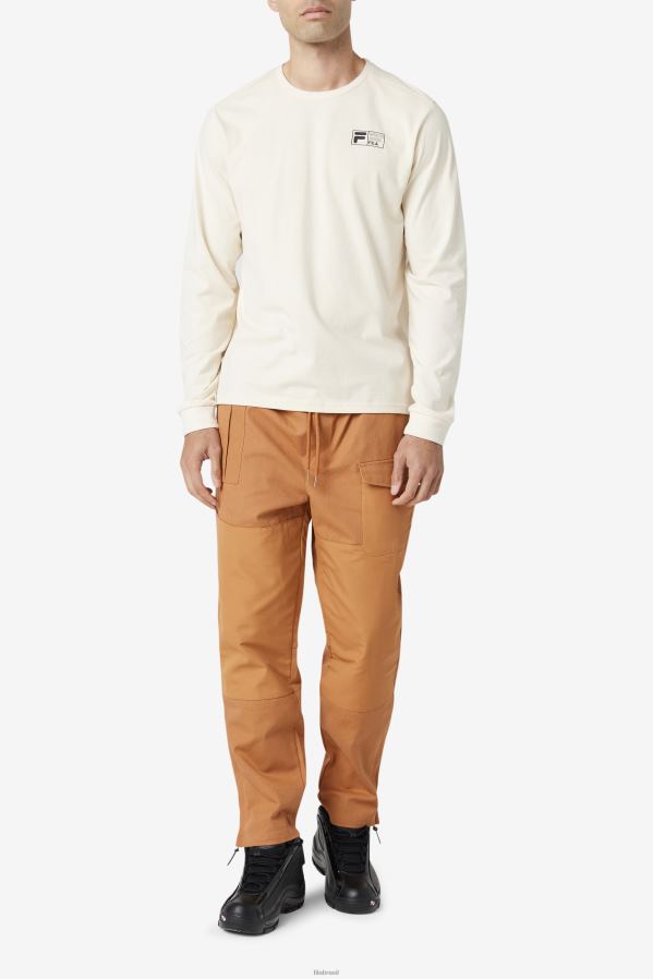 branco FILA camiseta manga longa rapel fila branca HXJFD248