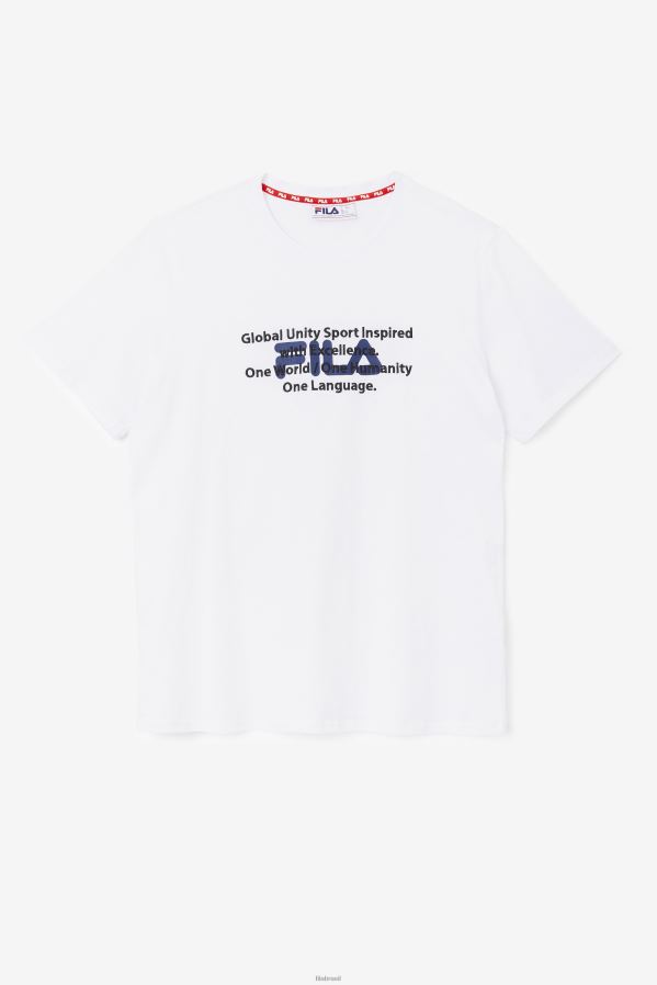 branco FILA camiseta pepacton fila branca HXJFD314