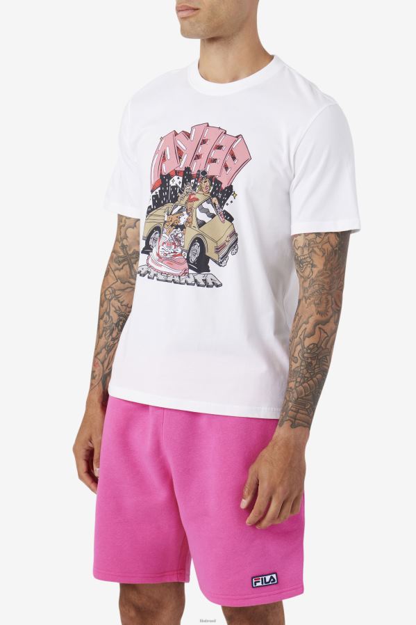 branco FILA camiseta vulk fila branca HXJFD359