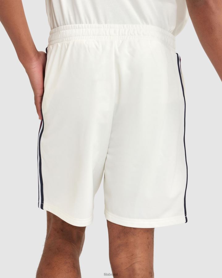 branco FILA short fila masculino branco HXJFD2361