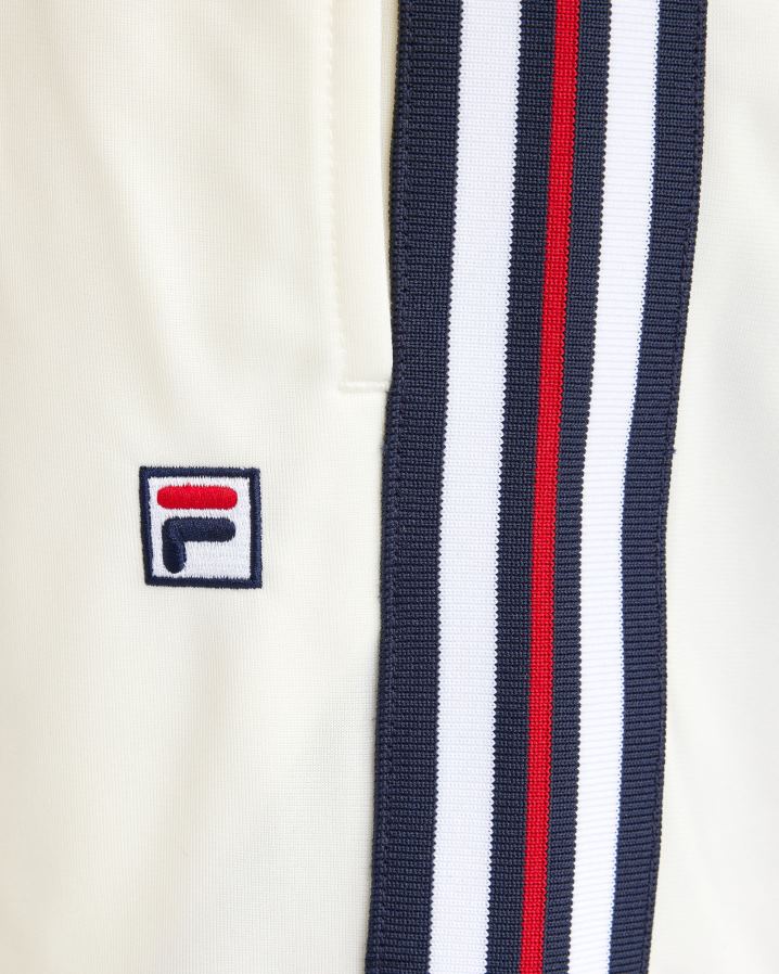 branco FILA short fila masculino branco HXJFD2361