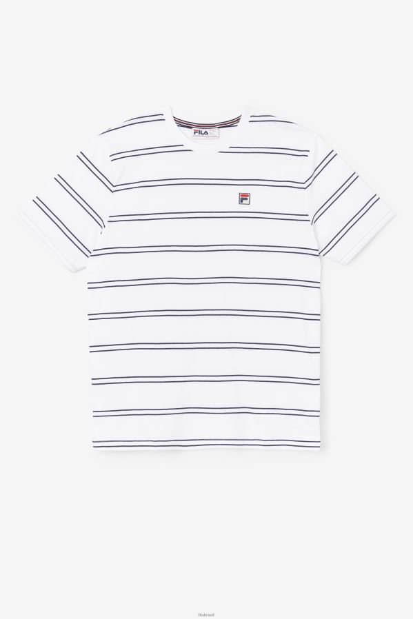 branco/casaco FILA camiseta felix fila branca/peacoat HXJFD368