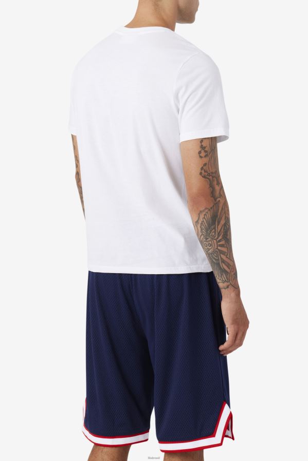 branco/marinho/vermelho FILA camiseta nomi fila branca/marinho/vermelha HXJFD222