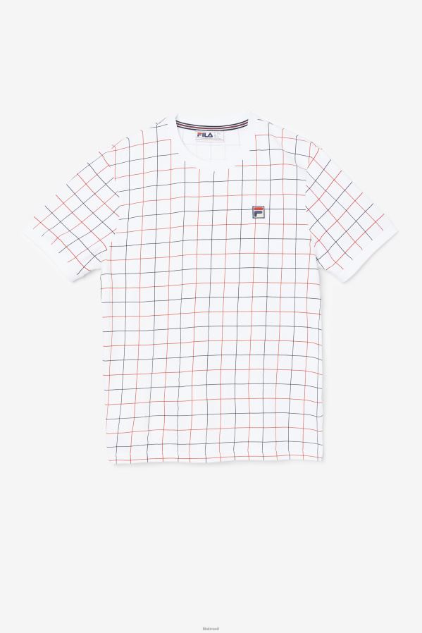 branco/vermelho/marinho FILA fila casbian branco/vermelho/marinho HXJFD316