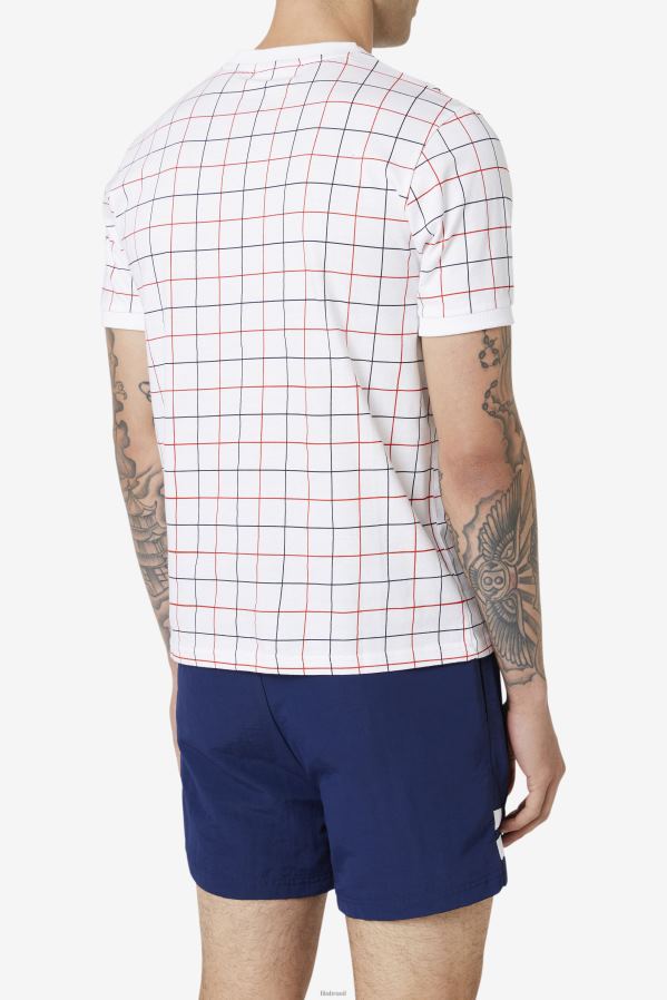 branco/vermelho/marinho FILA fila casbian branco/vermelho/marinho HXJFD316