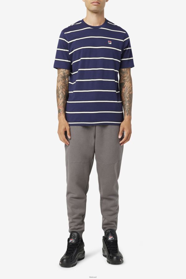 casaco / branco FILA camiseta fila peacoat/branca felix HXJFD370