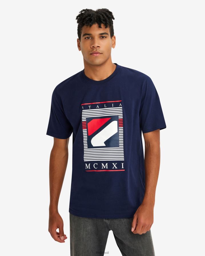 casaco de lã FILA fila carlos tee masculino HXJFD2551