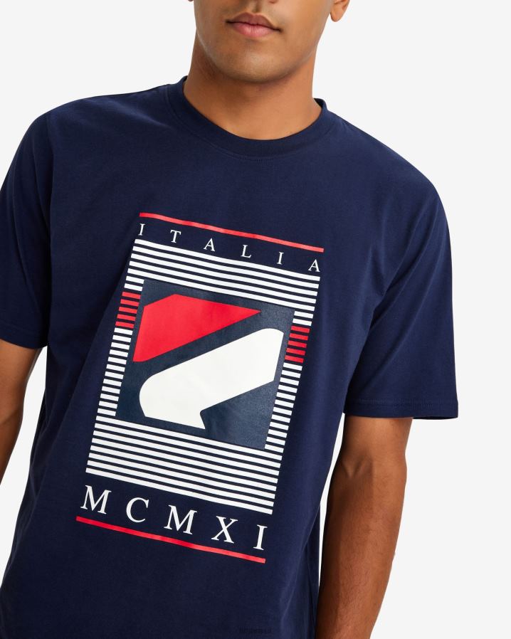 casaco de lã FILA fila carlos tee masculino HXJFD2551