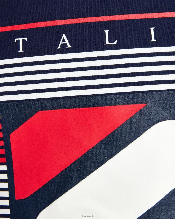 casaco de lã FILA fila carlos tee masculino HXJFD2551