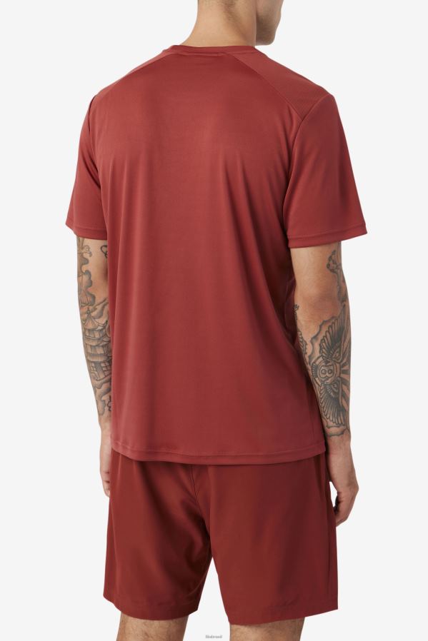 castanho avermelhado/preto FILA kaab tripulação fila russet marrom/preto HXJFD362