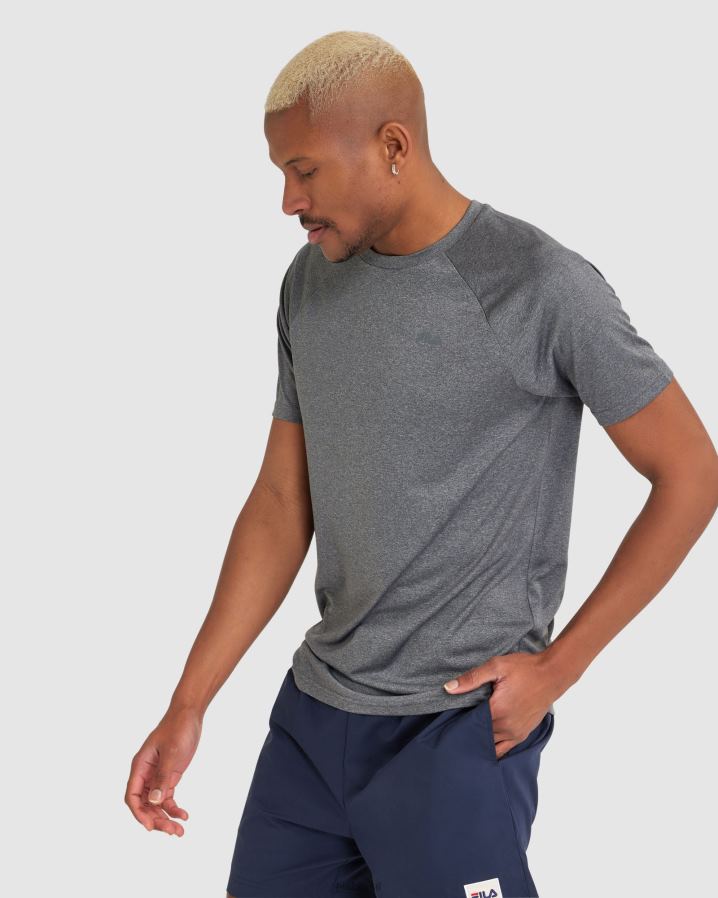 esgotamento FILA camiseta fila caleb qdry masculina HXJFD2407