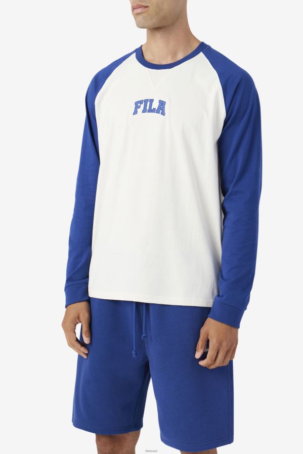 gardênia/azul FILA fila chet raglan tee gardênia/azul HXJFD307