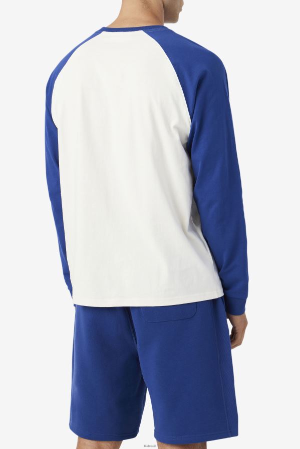 gardênia/azul FILA fila chet raglan tee gardênia/azul HXJFD307