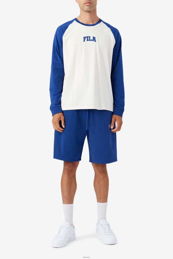 gardênia/azul FILA fila chet raglan tee gardênia/azul HXJFD307