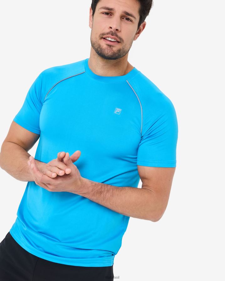 água FILA camiseta masculina roen qdry aqua fila HXJFD2573