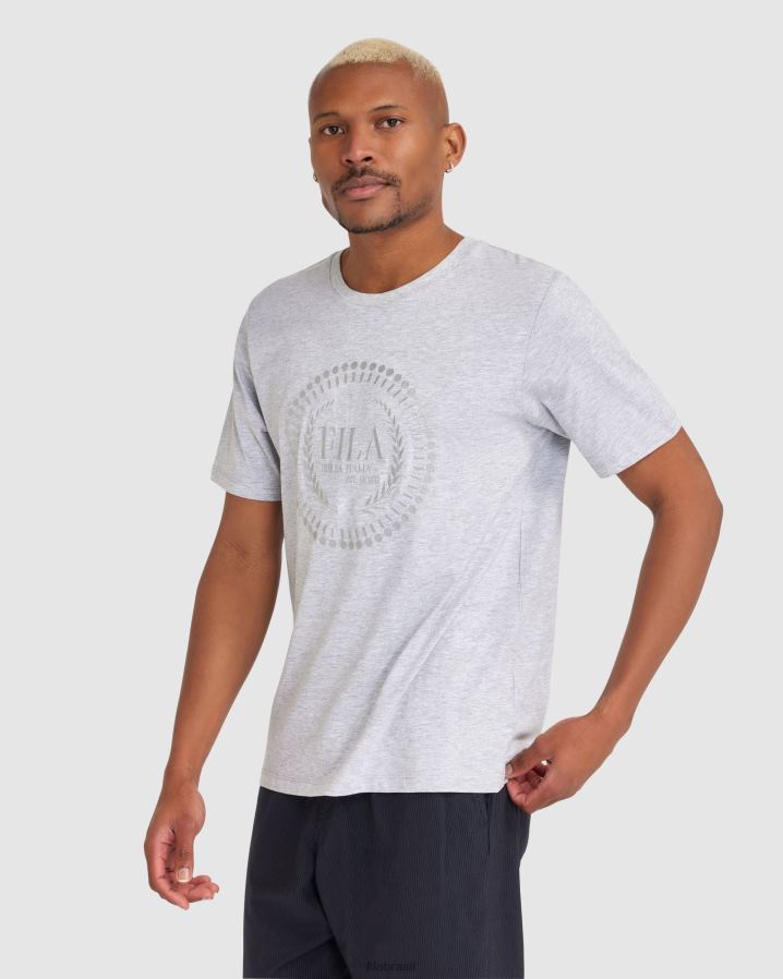 mármore cinza FILA camiseta fila ravi masculina cinza marle HXJFD2350