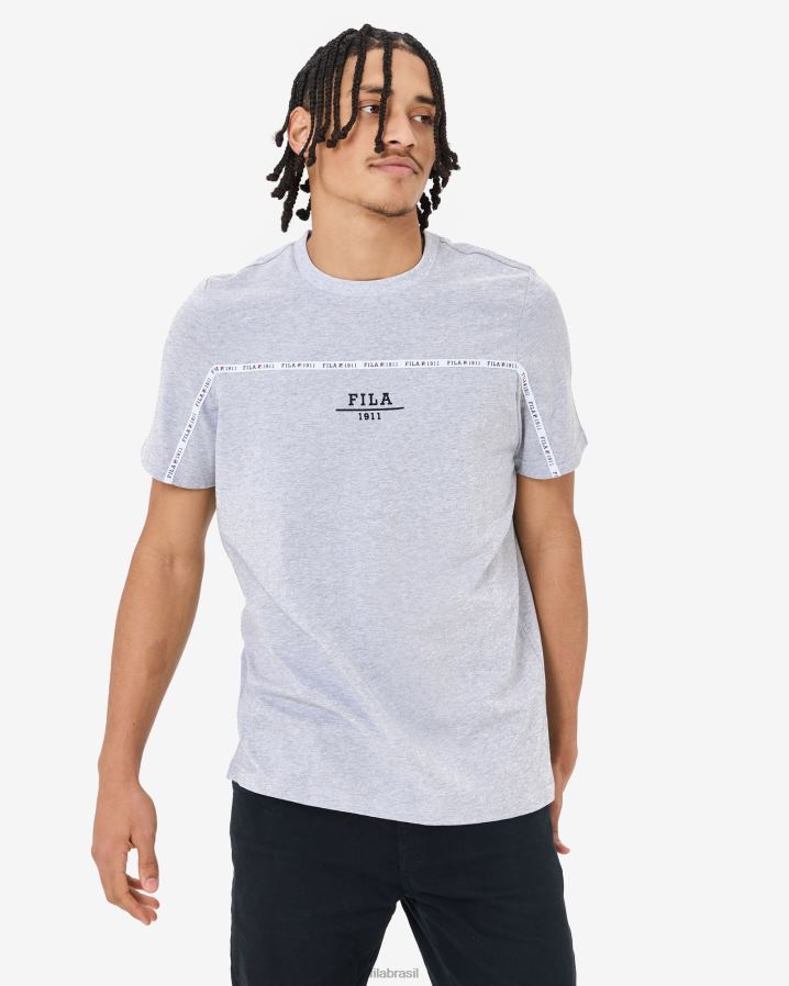 mármore cinza FILA camiseta urban unissex cinza marle fila HXJFD2549