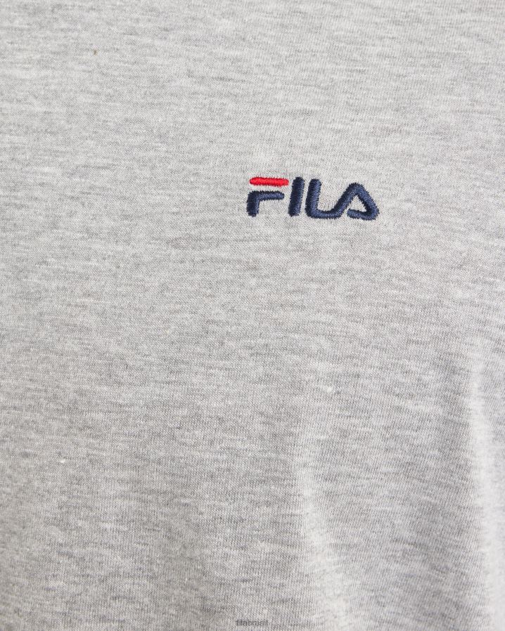 mármore prateado FILA camiseta básica masculina fila silver marle HXJFD2552
