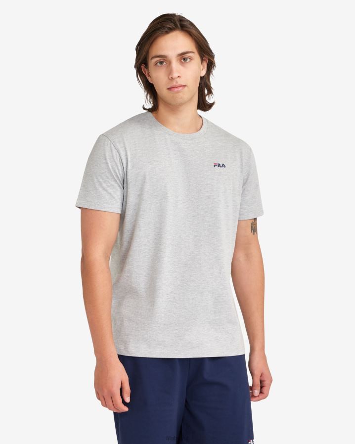 mármore prateado FILA camiseta fila silver marle básica masculina HXJFD2334
