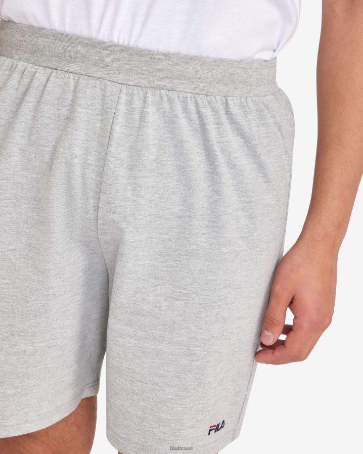 mármore prateado FILA short fila silver marle masculino básico HXJFD2332